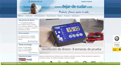 Desktop Screenshot of dejar-de-sudar.com