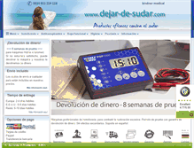 Tablet Screenshot of dejar-de-sudar.com